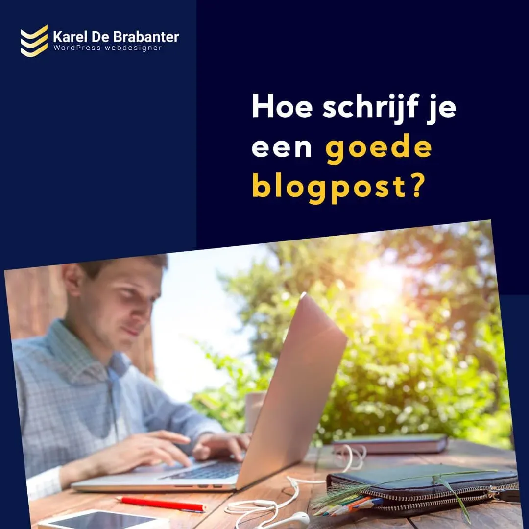 Schrijf een blogpost